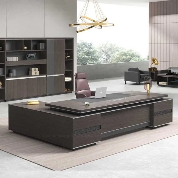 Gray and Black Modern Luxury Business Office Space Furniture - KEEPWIN ...